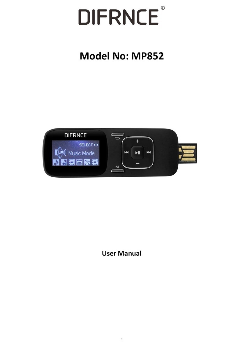 Difrnce MP852 User manual