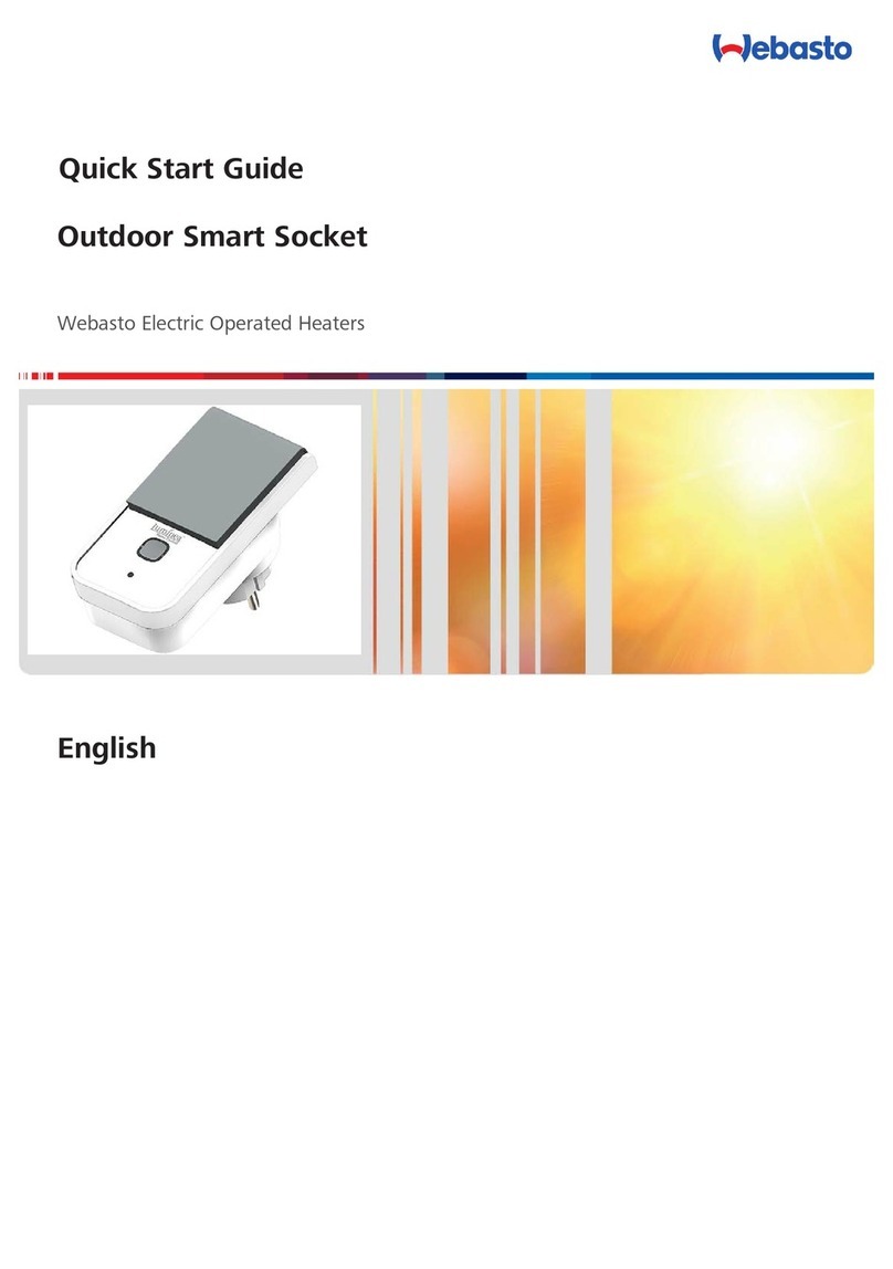 Webasto NX4458 quick start guide