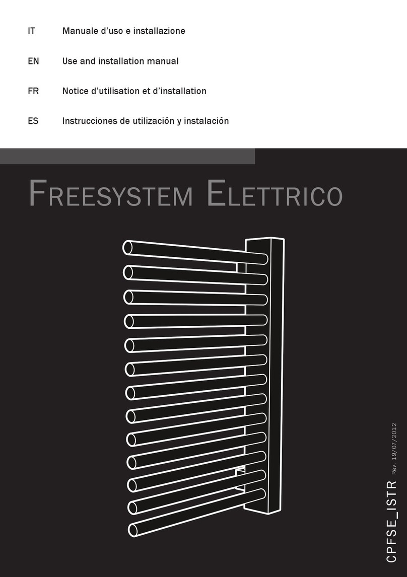 DELTACALOR FreeSystem Series Use and maintenance manual