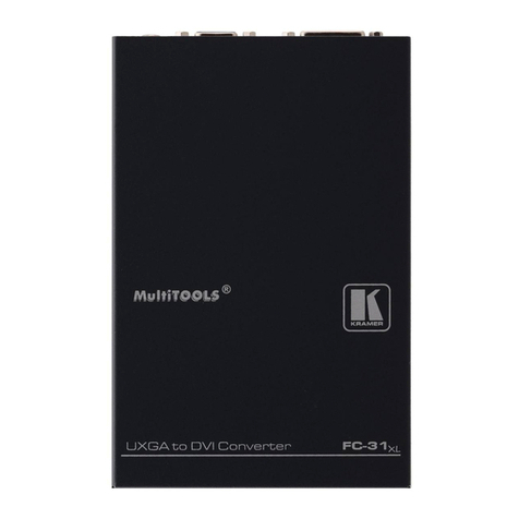 Kramer FC-31xl User manual