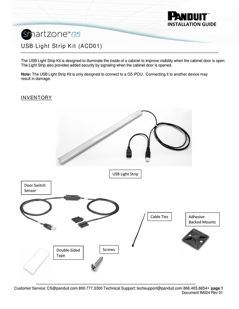 Panduit smartzone G5 installation guide
