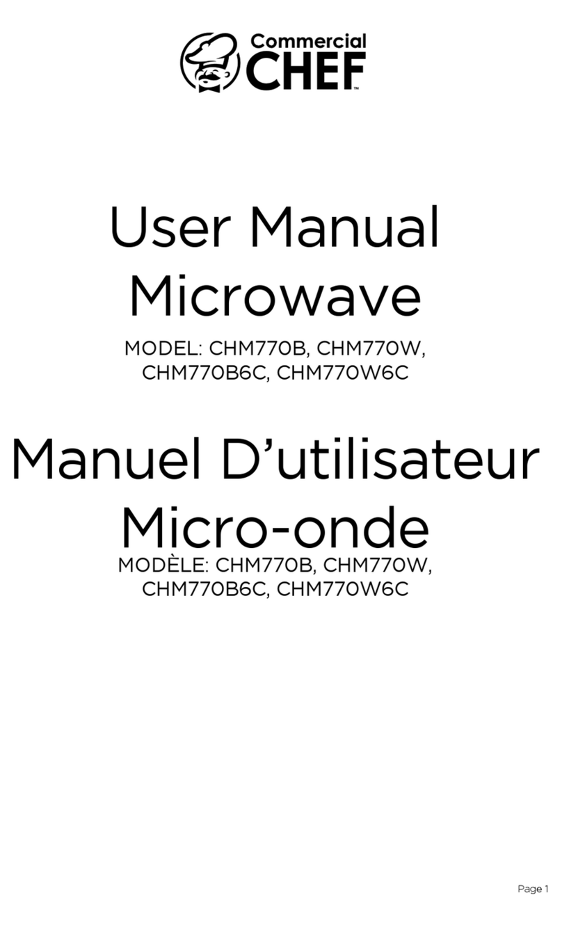 Commercial CHEF CHM770B6C user manual
