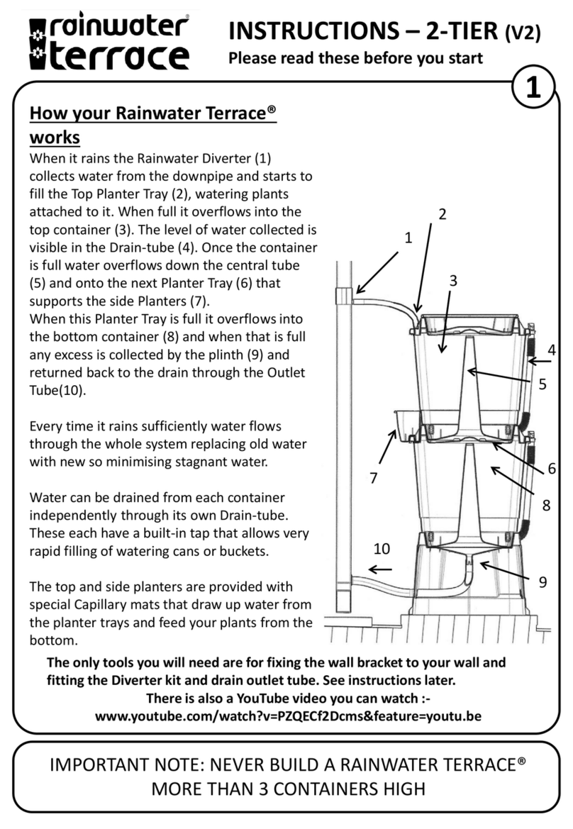 Rainwater Terrace 2-TIER V2 instructions