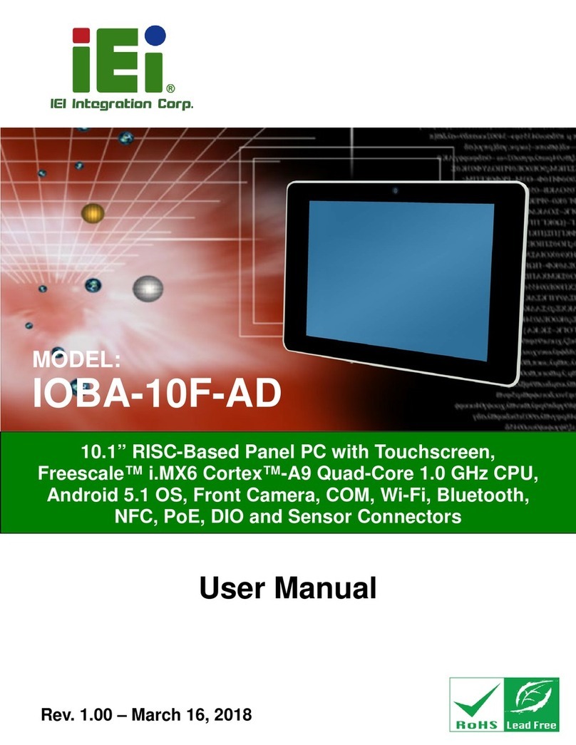 IEI Technology IOBA-10F-AD User manual