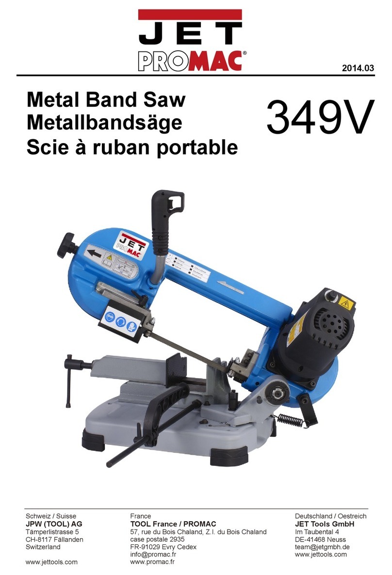 Jet PROMAC 349V User manual