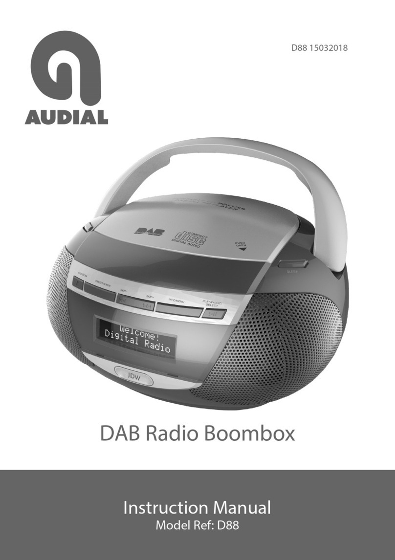 Audial D88 instruction manual