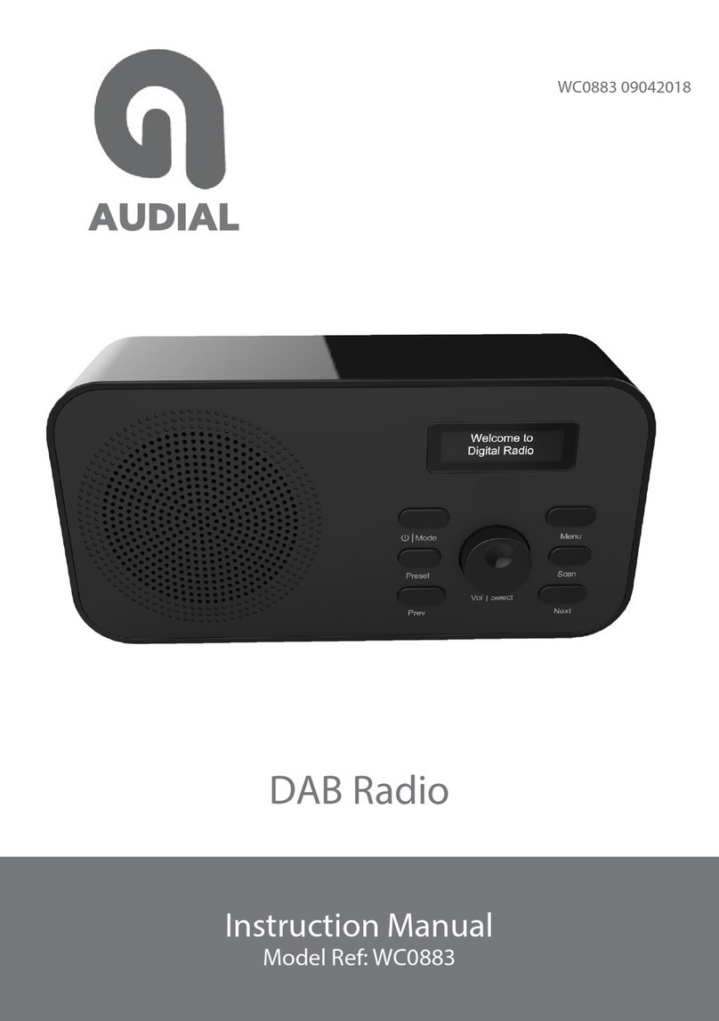 Audial WC0883 instruction manual