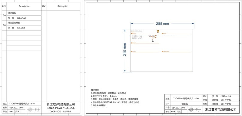 Solax X-Cabinet User manual