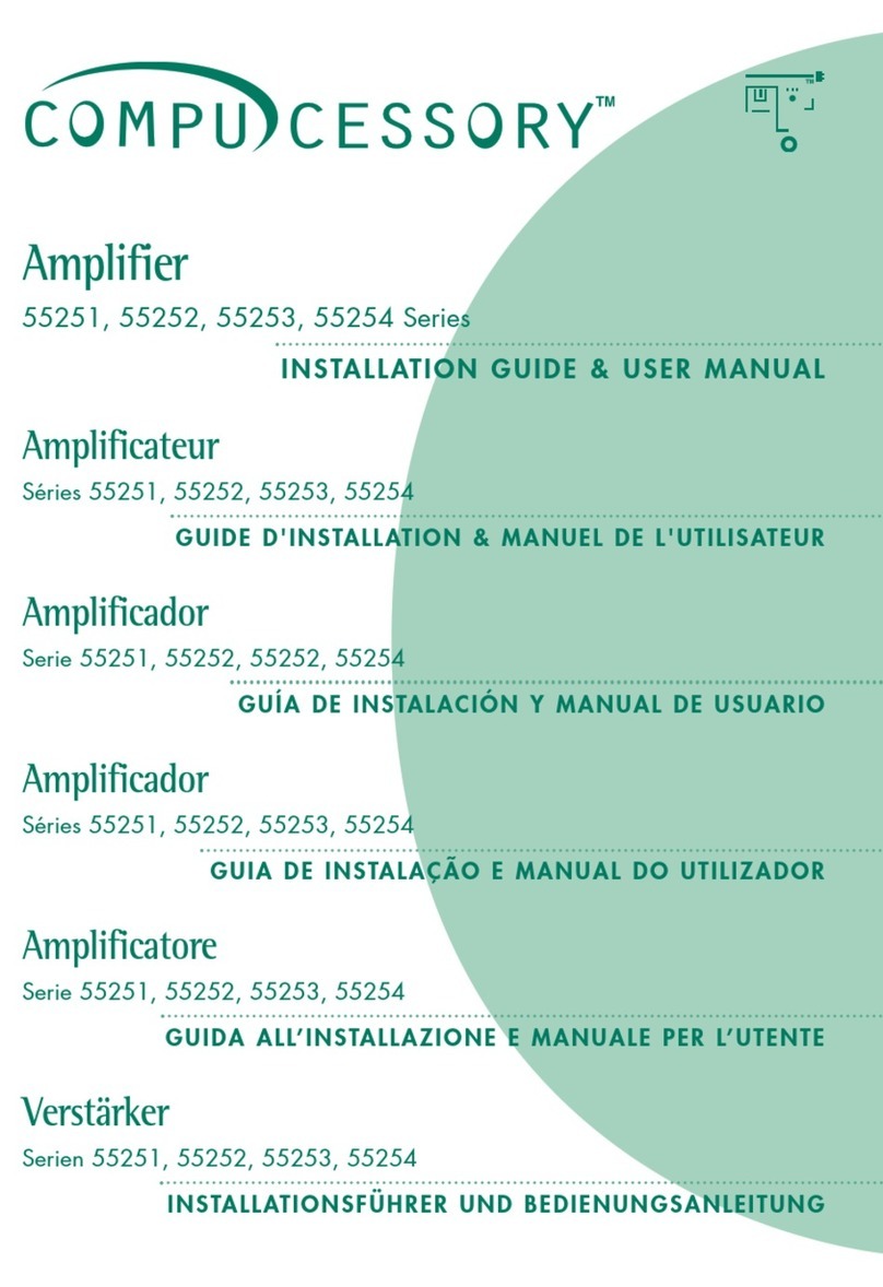 Compucessory 55252 Series Installation guide & user manual