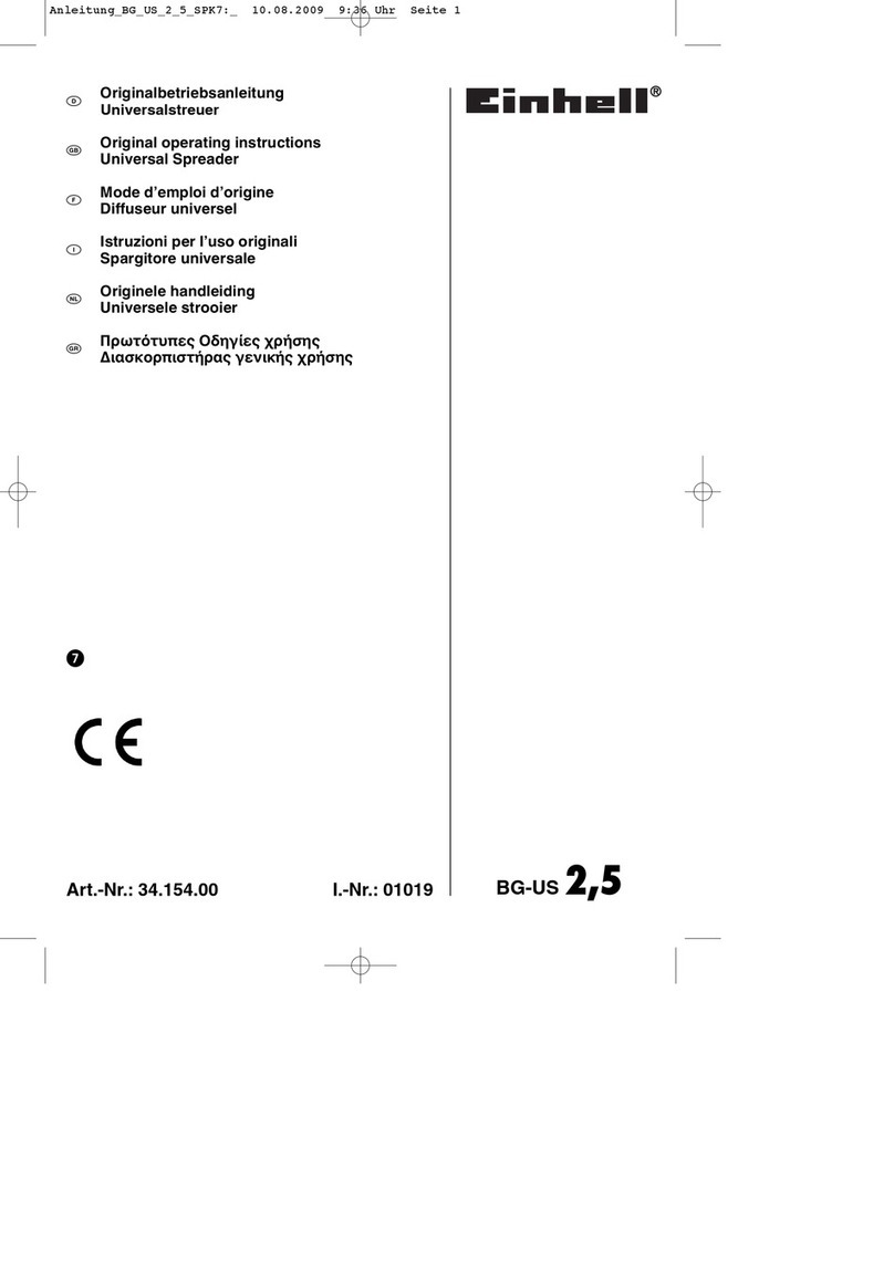 EINHELL BG-US 2,5 Original operating instructions