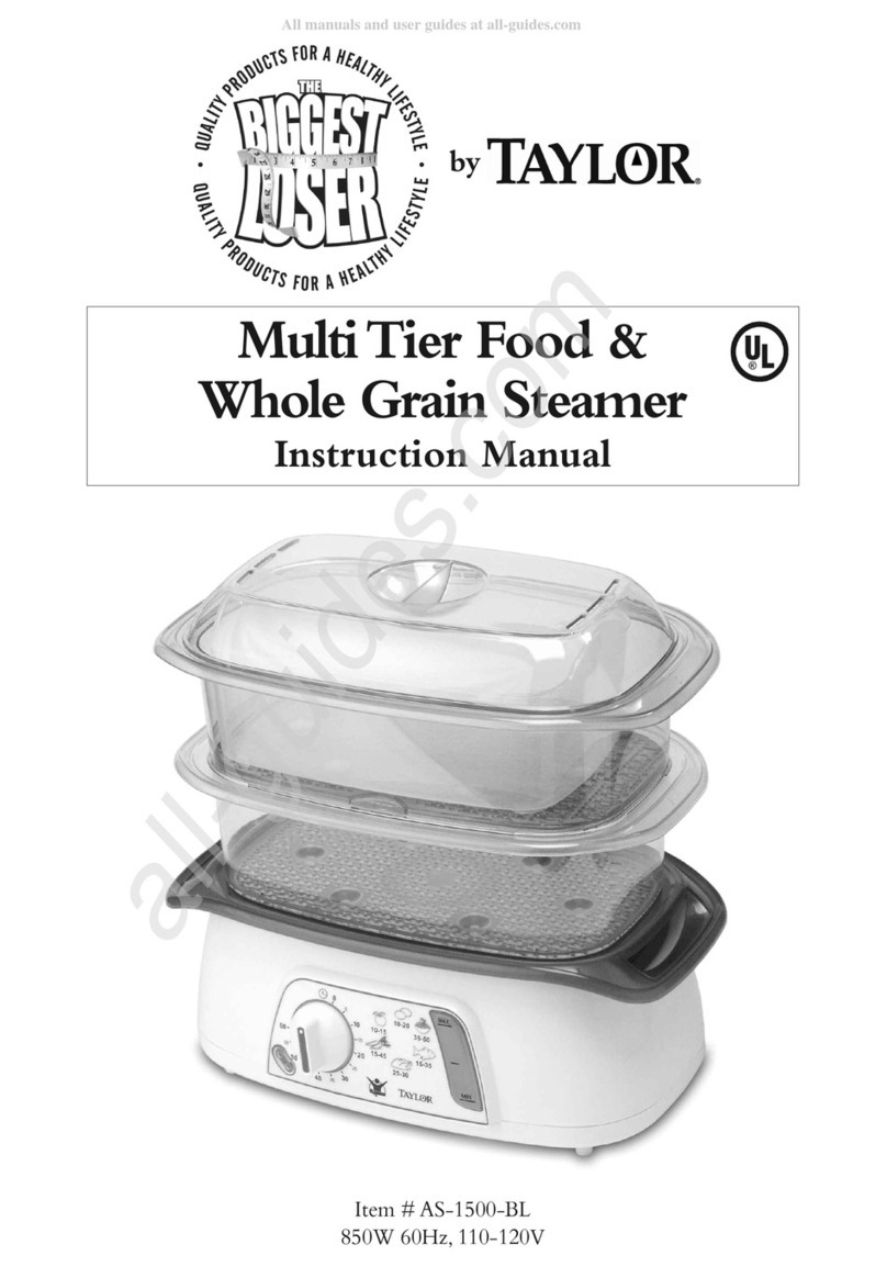 Taylor The Biggest Loser AS-1500-BL User manual