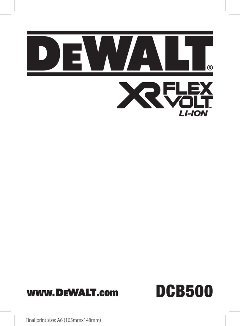 DeWalt XR FLEXVOLT DCB500-QS User manual
