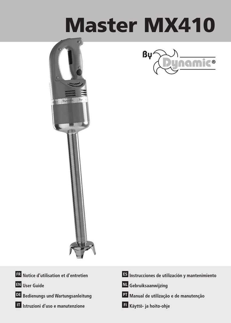 Dynamic Master MX410 User manual