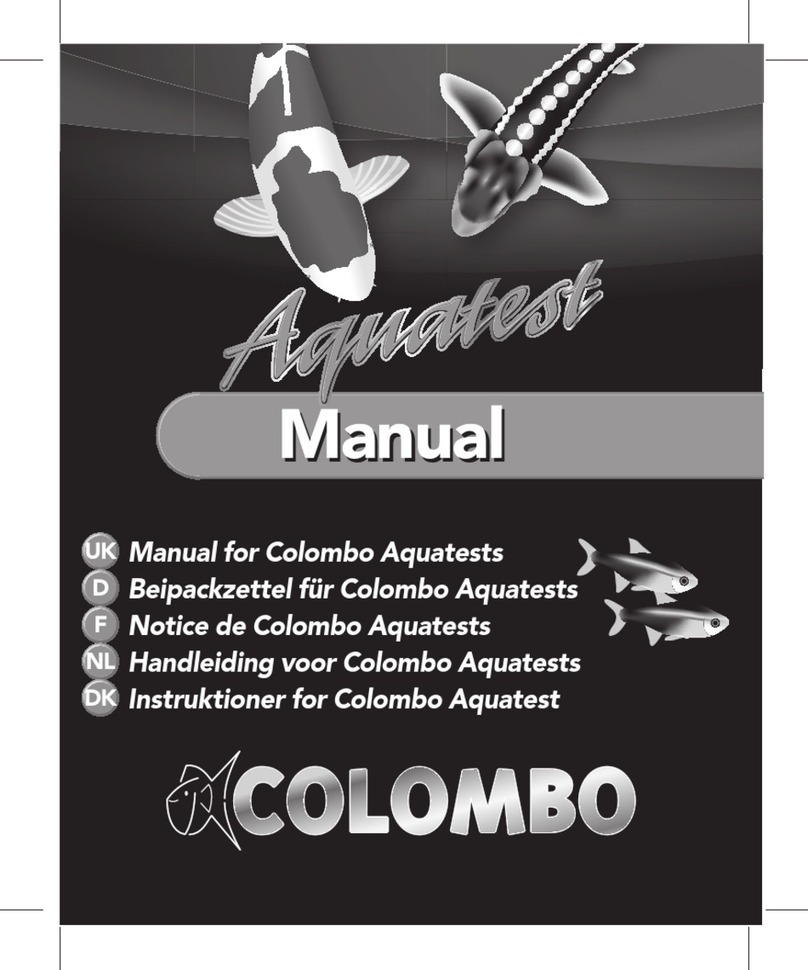 Colombo Aquatest User manual