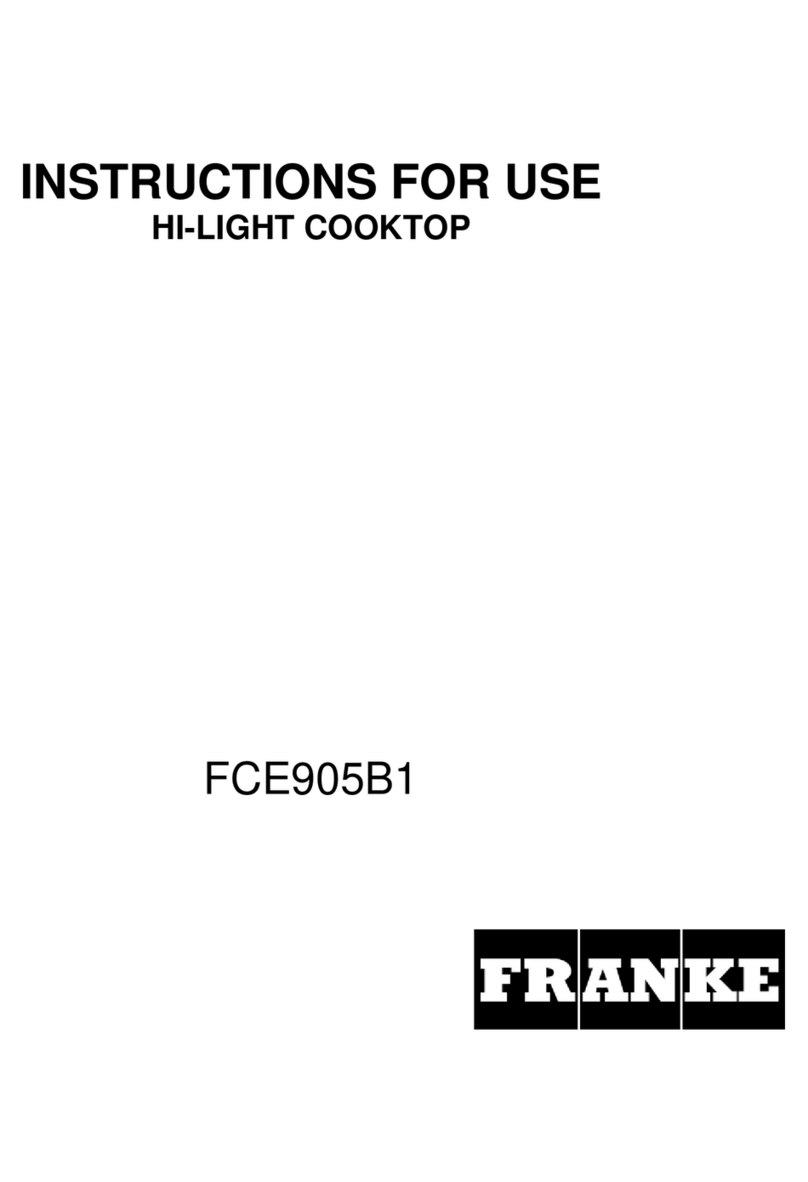 Franke FCE905B1 User manual
