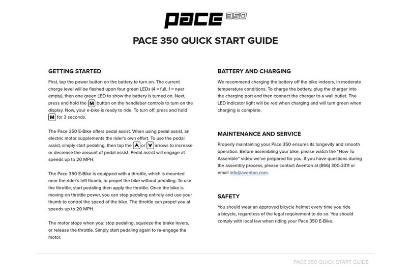 aventon PACE 350 User manual