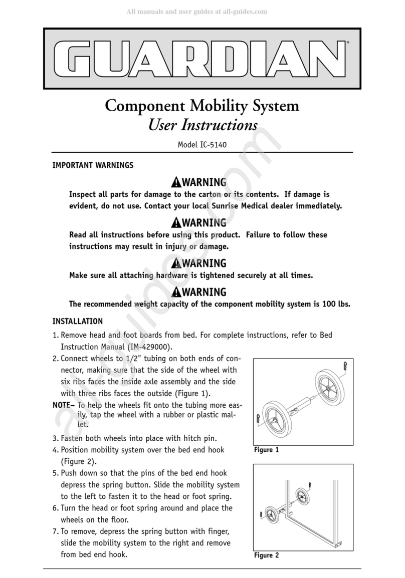 Sunrise Medical Guardian IC-5140 User manual