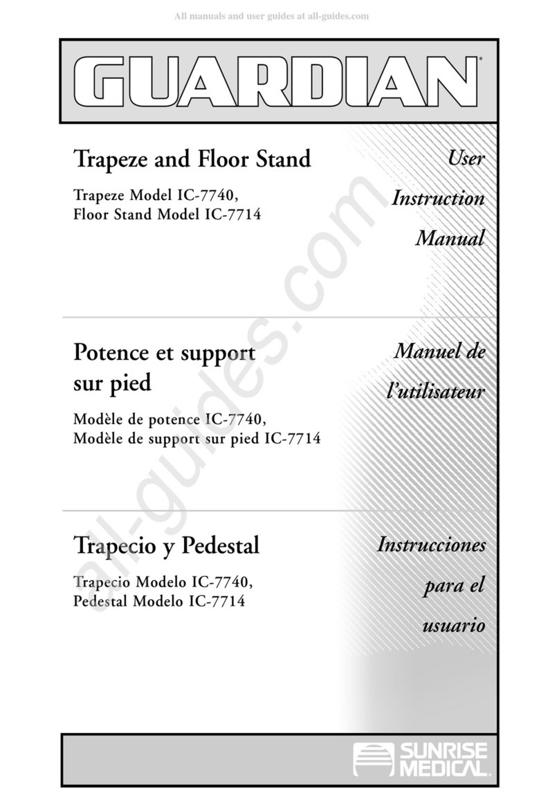 Sunrise Medical Guardian IC-7740 User instruction manual