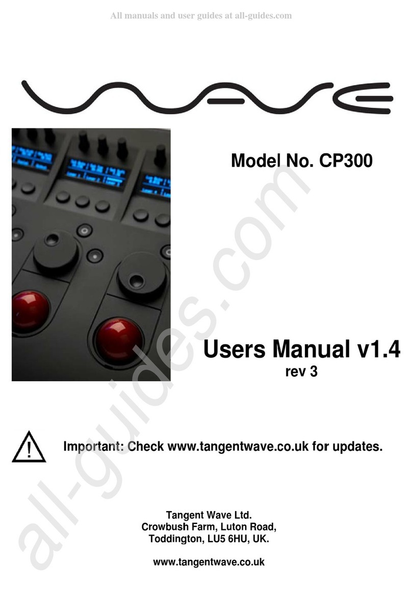 Tangent Wave CP300 user manual Tangent Wave CP300 user manual