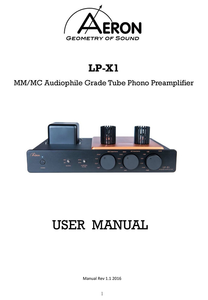 Aeron LP-X1 user manual