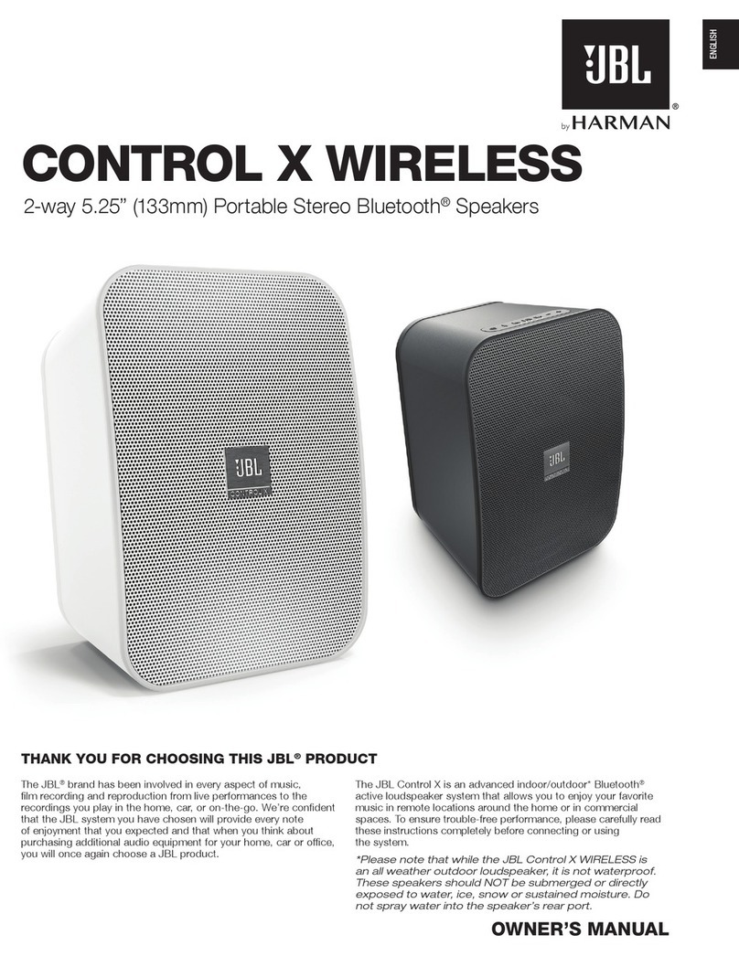 Harman JBL Control X Wireless owner's manual