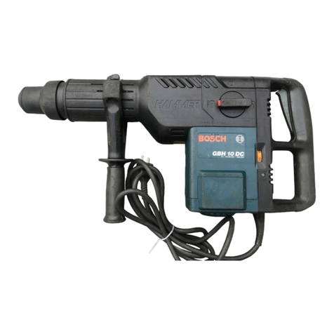 Bosch GBH 10 DC Repair instructions