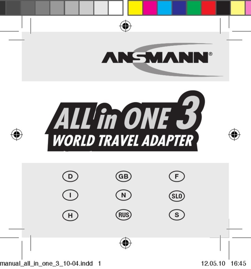 ANSMANN ALL in ONE 3 PRODUCT OVERVIEW & BASIC FUNCTIONS