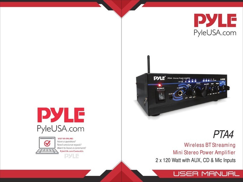 Pyle PTA4 User manual