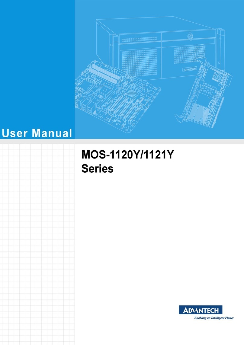 Advantech MOS-1121Y Series User manual