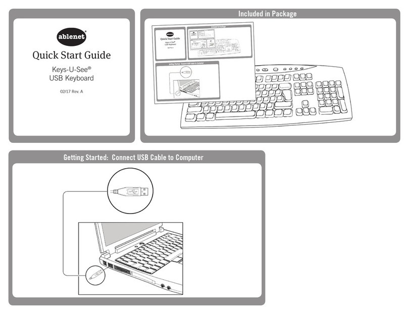 AbleNet Keys-U-See quick start guide