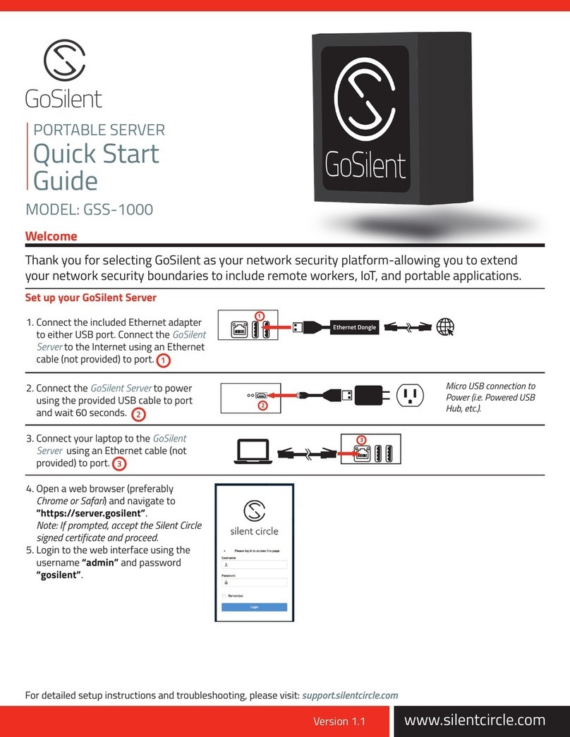 GoSilent GSS-1000 User manual