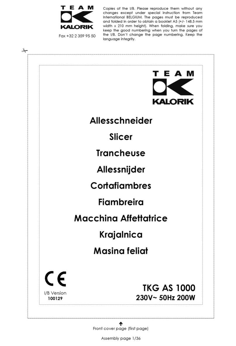 Kalorik TKG AS 1000 instruction manual