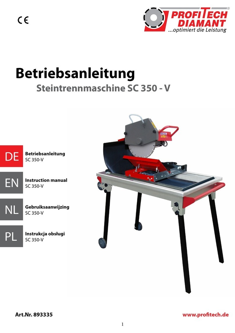 Profitech Diamant SC 350-V User manual