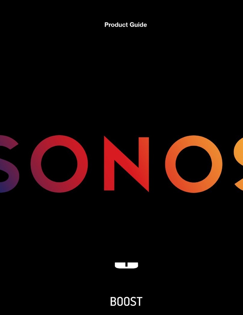 Sonos BOOST User manual