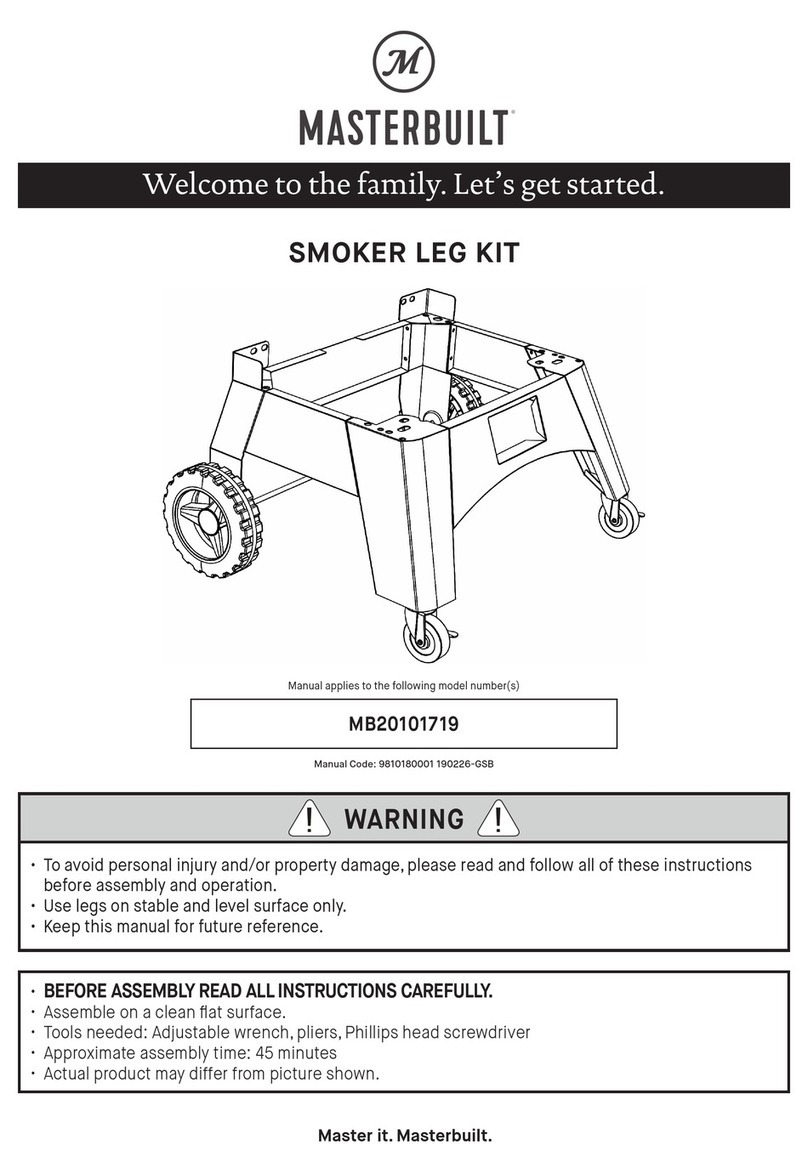 Masterbuilt MB20101719 manual
