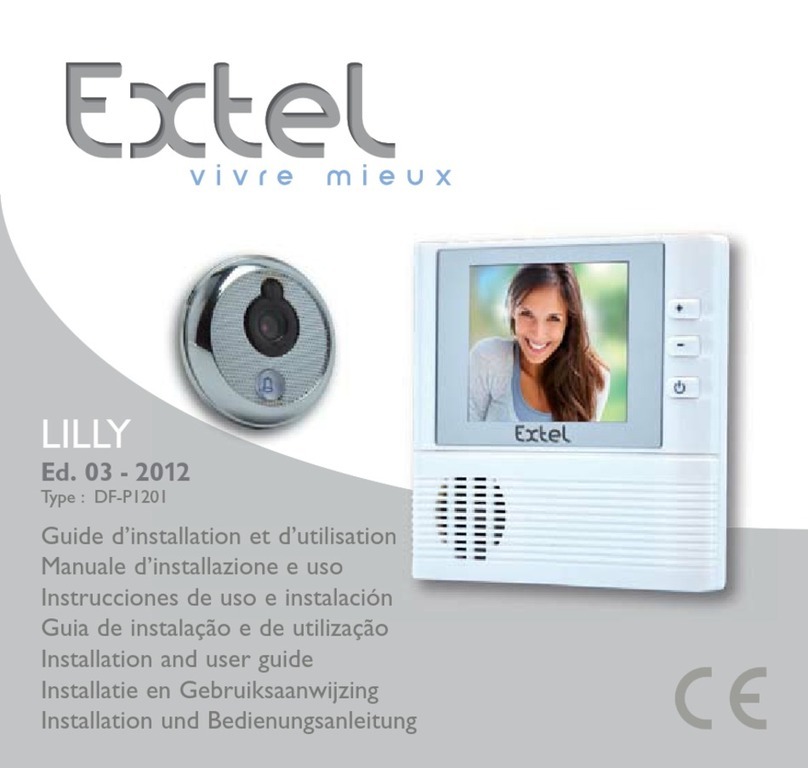 Extel LILLY DF-PI201 Installation and user guide