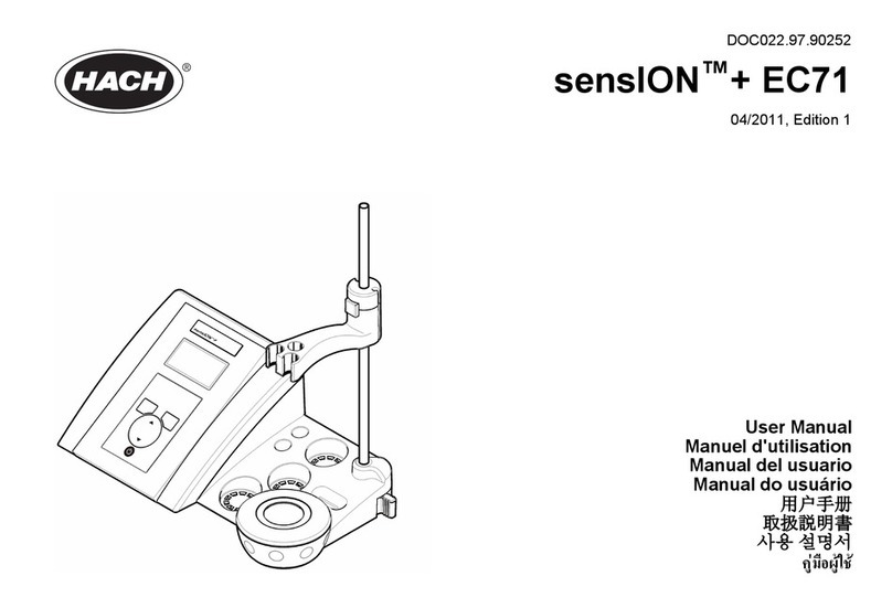 Hach sensION+ EC71 User manual