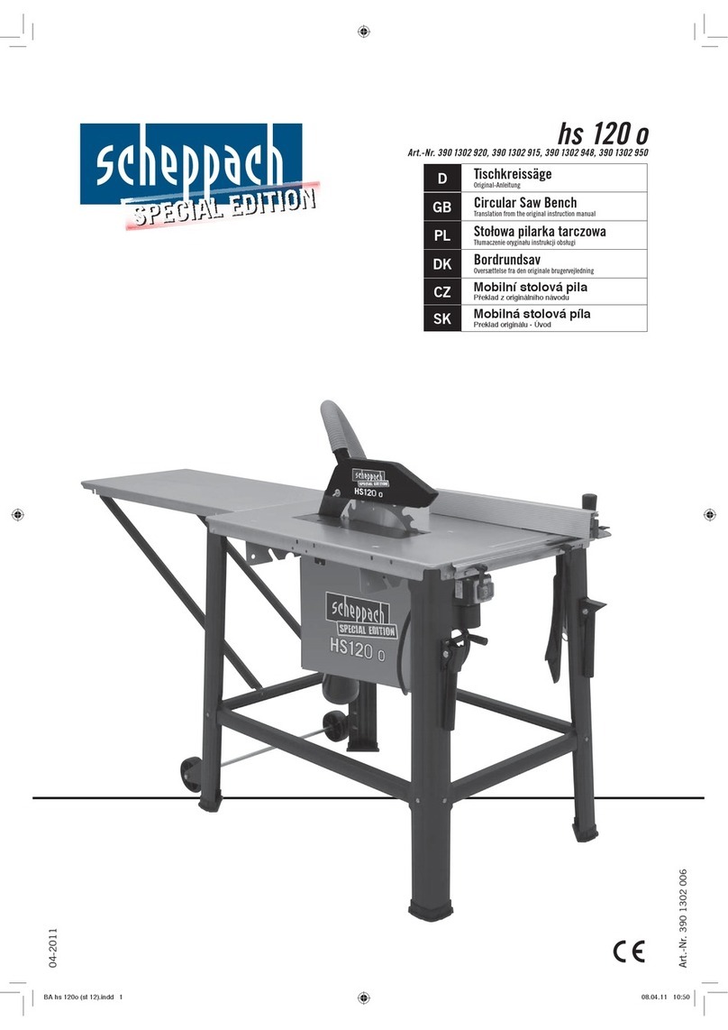 Scheppach hs 120 o User manual