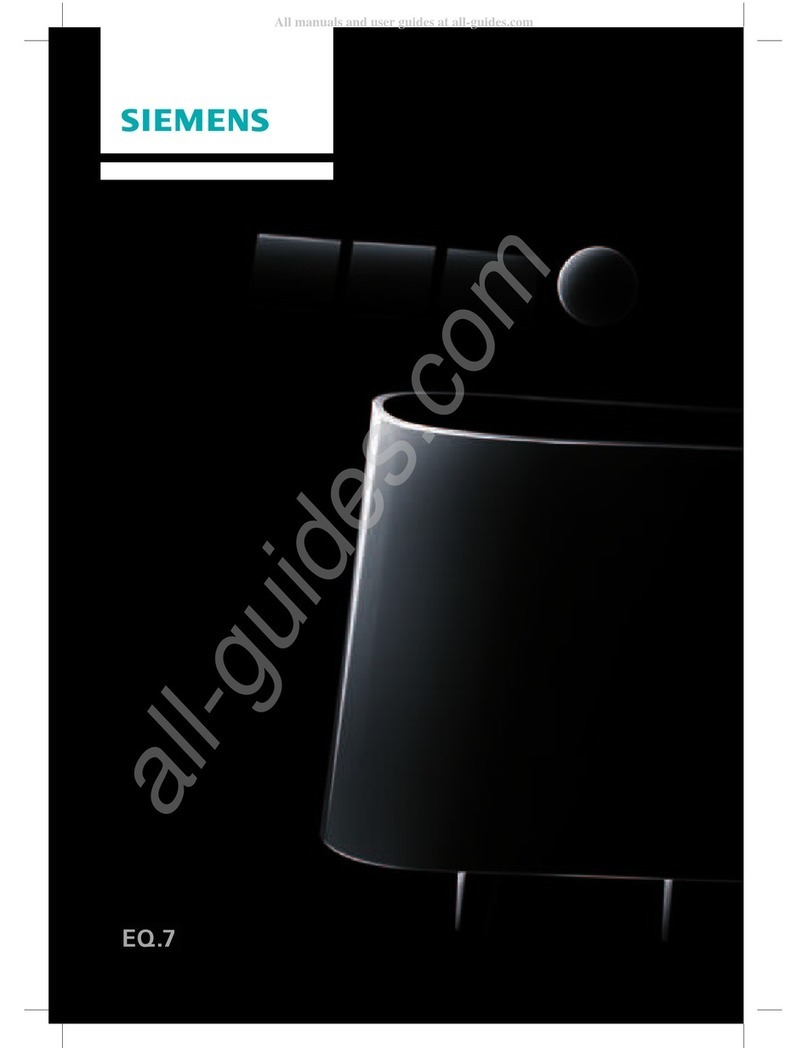 Siemens EQ.7 Series User manual