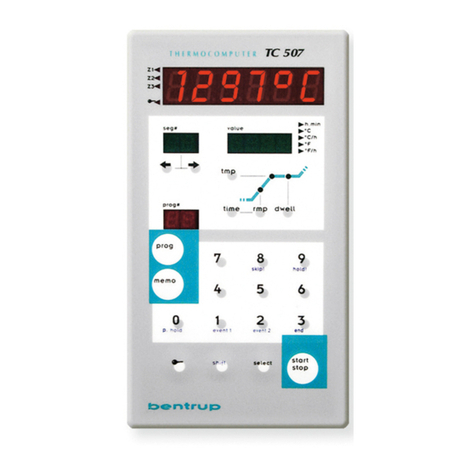 bentrup TC 500 Series operating instructions