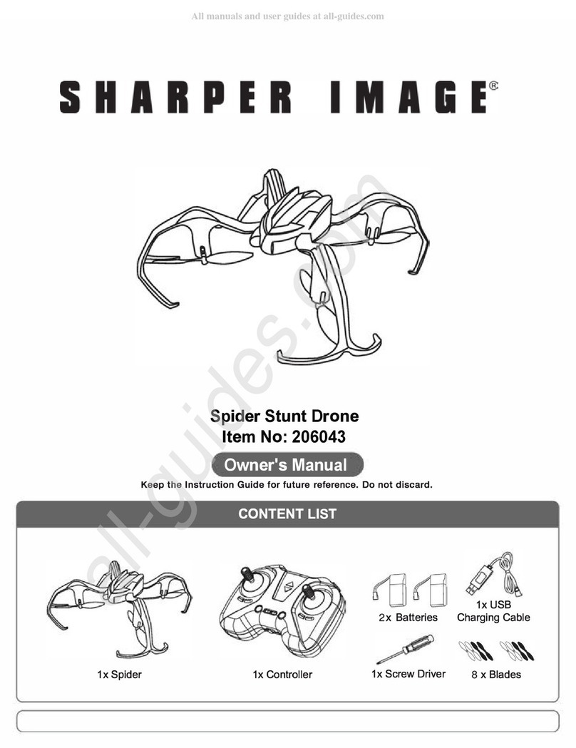 Sharper Image Spider Stunt Drone owner's manual