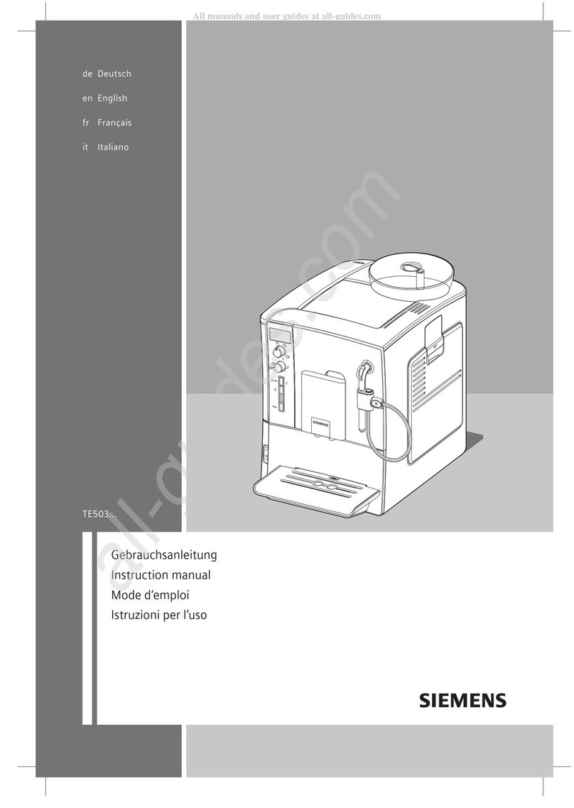 Siemens TE503 User manual