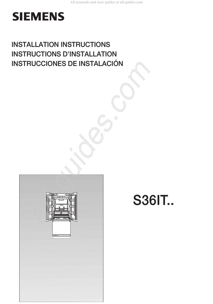 Siemens S36IT Series installation instructions