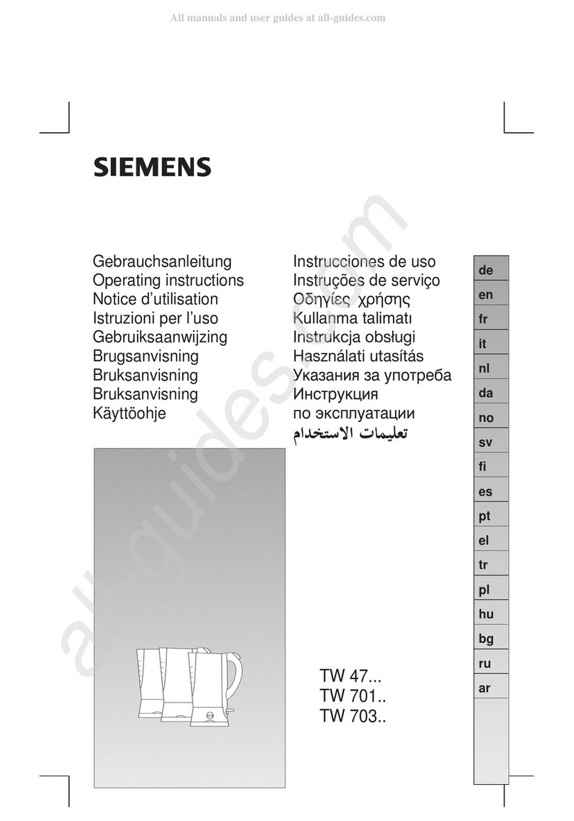 Siemens TW 47 Series User manual Siemens TW 47 Series User manual