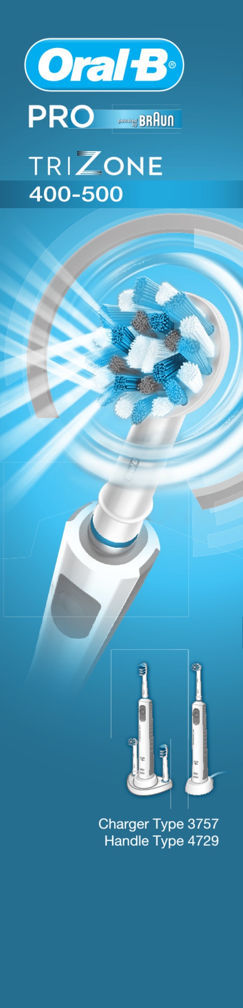 Braun Oral-B Pro TriZone 400 User manual Braun Oral-B Pro TriZone 400 User manual