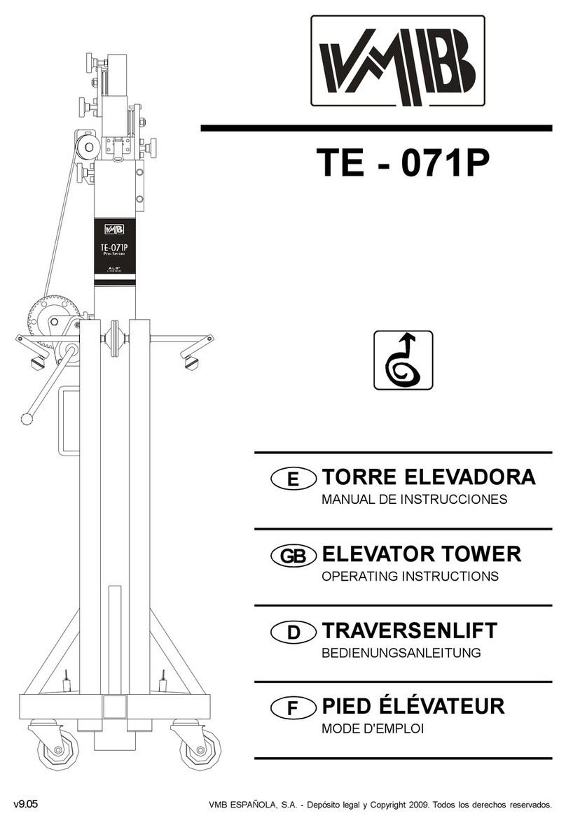 VMB TE - 071P operating instructions