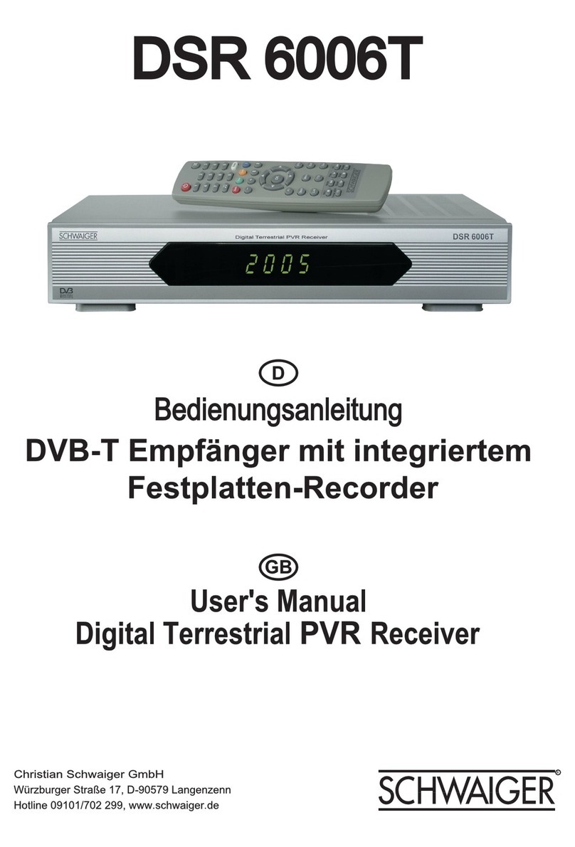 Schwaiger DSR 6006T user manual