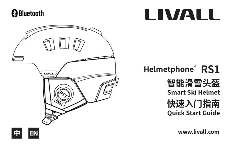 Livall Helmetphone RS1 quick start guide