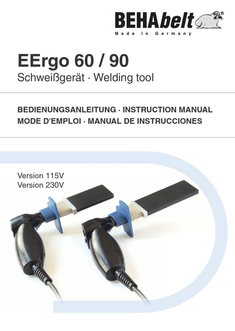 BEHABELT EErgo 60 instruction manual