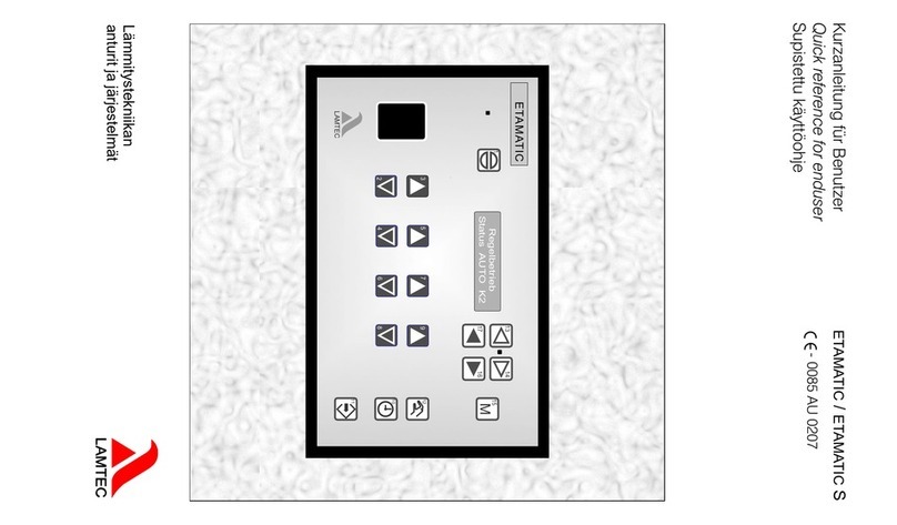 Lamtec ETAMATIC S quick reference